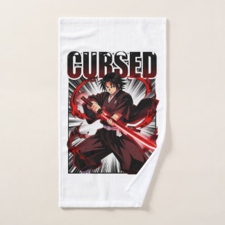 Gráfica de guerrero katana de estilo anime oscuro
