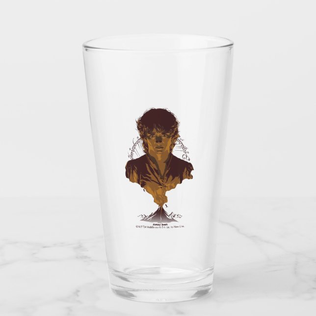 Gráfica de la inscripción Tengwar de FRODO™ MOUNT  (Anverso)