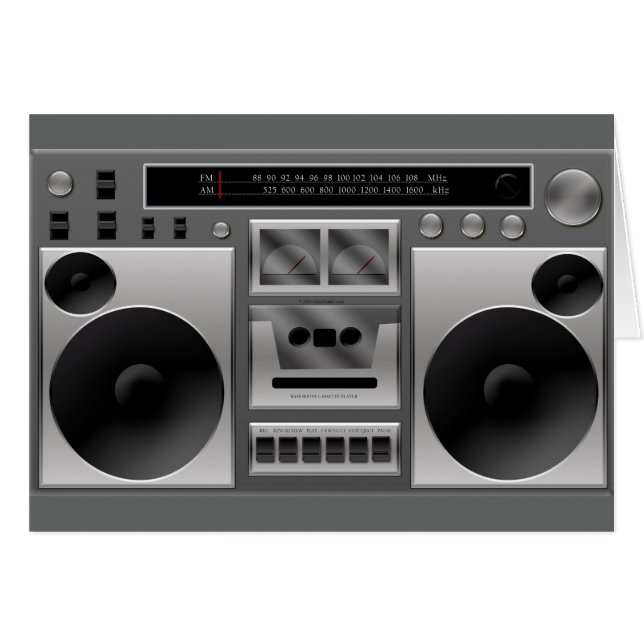 Gráfica de radio Boombox (Anverso (Horizontal))