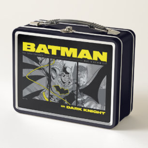 Gráfica de tres paneles de cómic de Batman