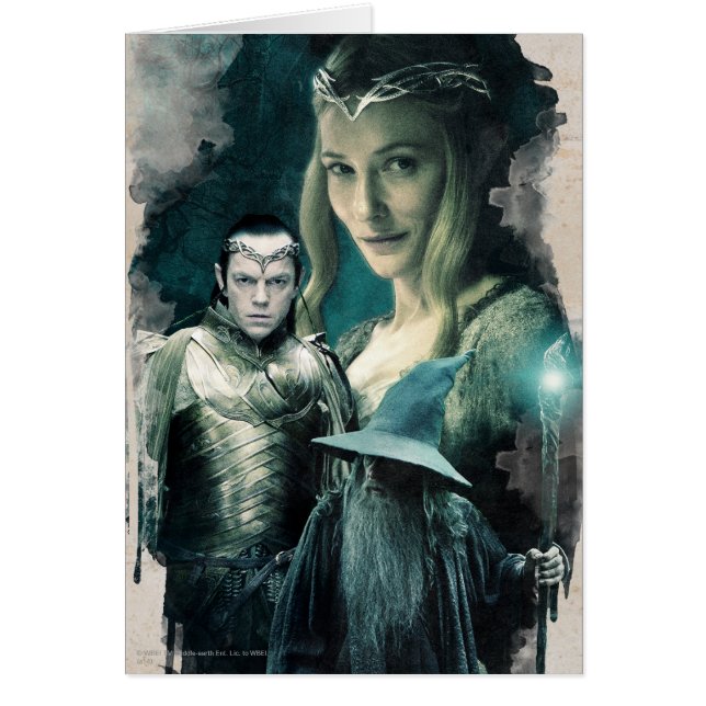 Gráfica Galadriel, ELROND™ y Gandalf (Frente)
