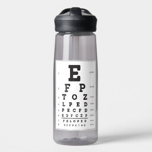 Gráfica ocular de botella de agua
