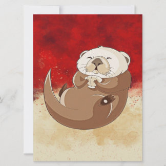 Gráfica Otter | Animal oceánico | Regalo Por Amor