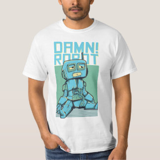 Gráfica robótica camiseta masculina