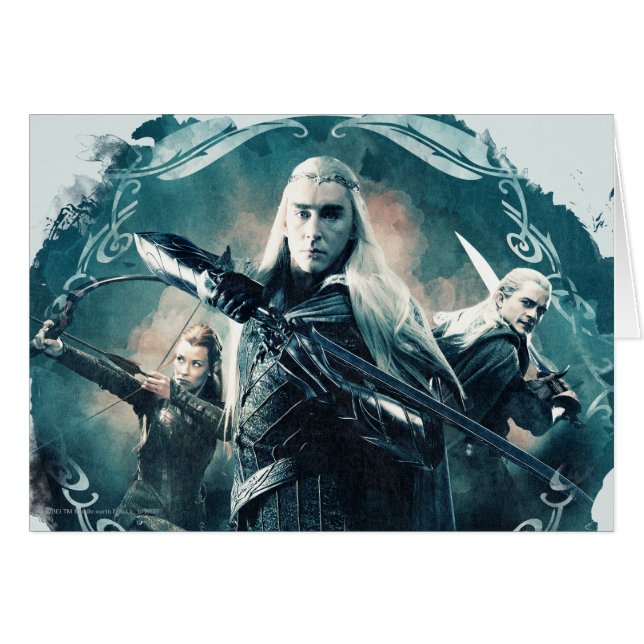 Gráfica Thranduil, TAURIEL™ y LEGOLAS GREENLEAF™ (Anverso (Horizontal))
