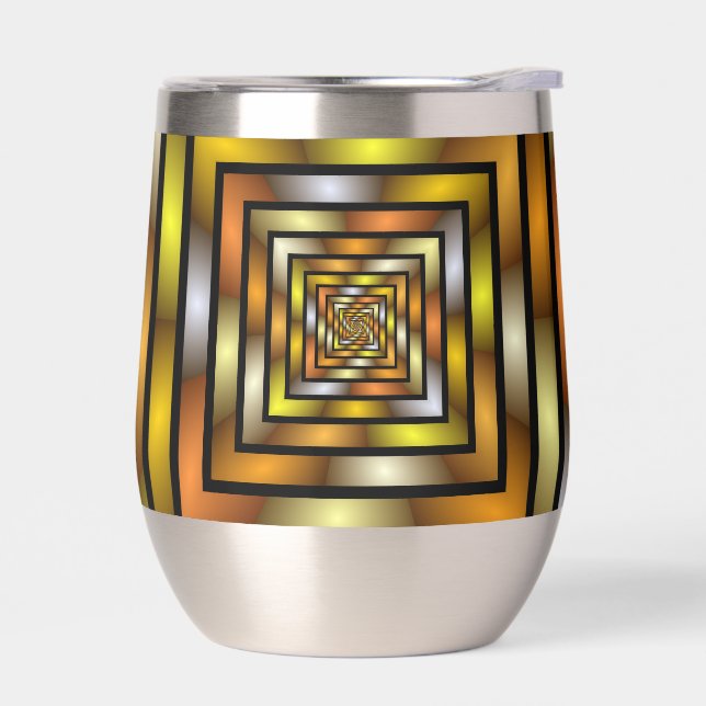 Gráfica trippy colorida de túnel luminoso (Izquierdo)