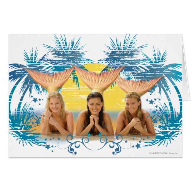 Gráfico azul de la palmera del grupo (Anverso (Horizontal))