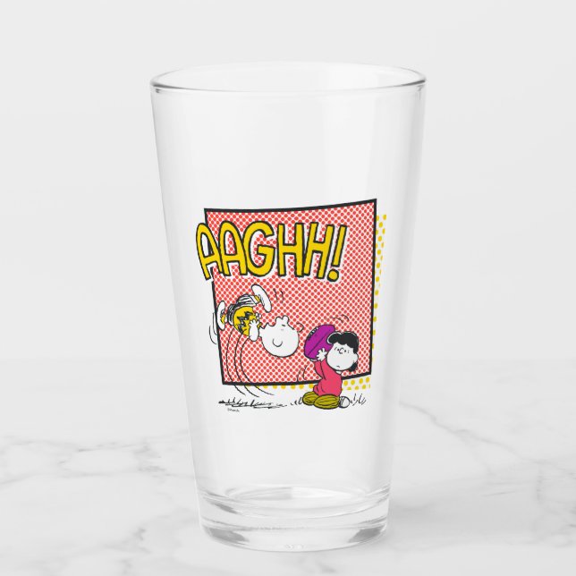 Gráfico cómico de Charlie Brown y Lucy (Anverso)