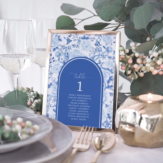 Gráfico de Asientos con Números de Mesa Delft Blue (Subido por el creador)