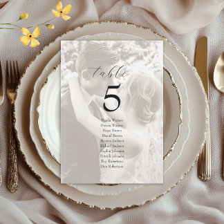 Gráfico de Asientos de Boda con Foto