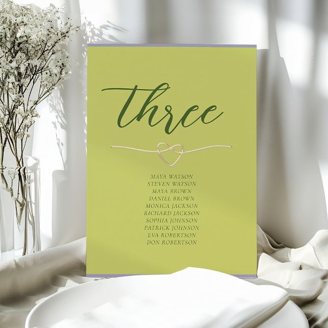 Gráfico de Asientos de Boda Verde Cítrico (Subido por el creador)