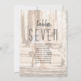 Gráfico de Asientos de Foto de Boda Minimalista