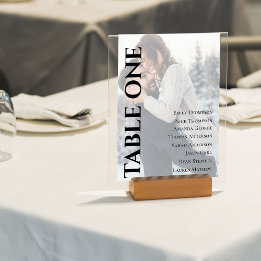 Gráfico de asientos de tabla de Bodas fotográficos