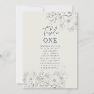 Gráfico de asientos del Boda azul turbio