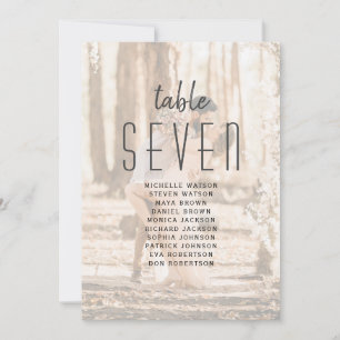 Gráfico de asientos fotográficos de Boda minimalis