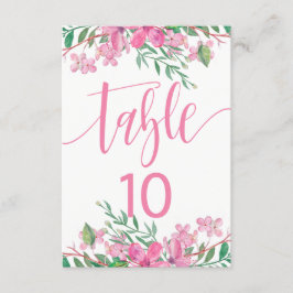 Gráfico de Asientos Número de Mesa Rosa Amor en Fl