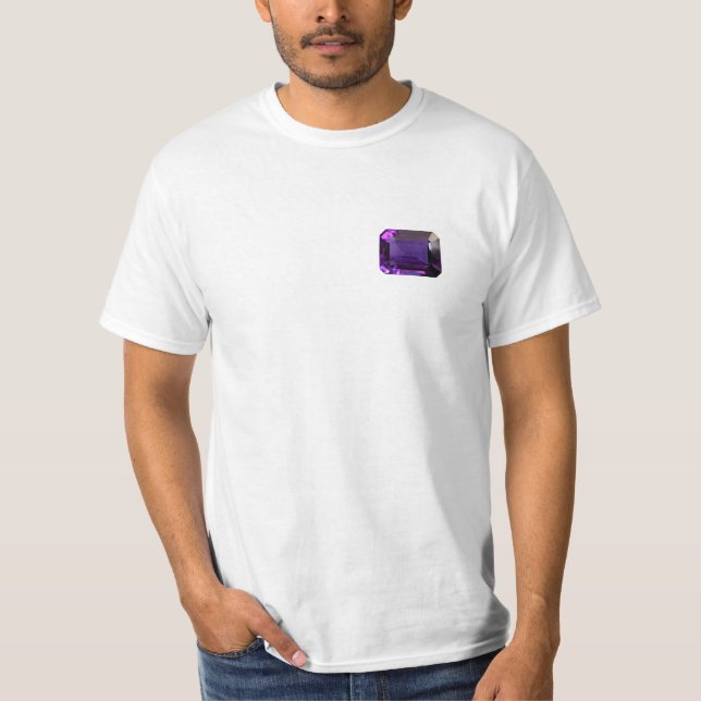 Gráfico de Birthstone Diciembre Camiseta tanzana (Anverso)