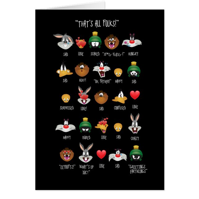 Gráfico de Emojis de TUNES DE LOONEY™ (Frente)