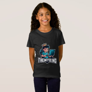 Gráfico de Gamer Kid King - Reñida camiseta Person
