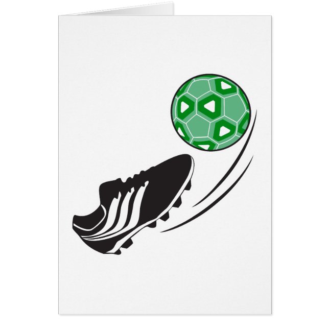 gráfico de la pelota de patada de fútbol (Frente)