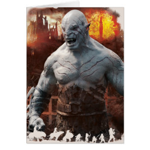 Gráfico de la silueta de Azog y de Orcs