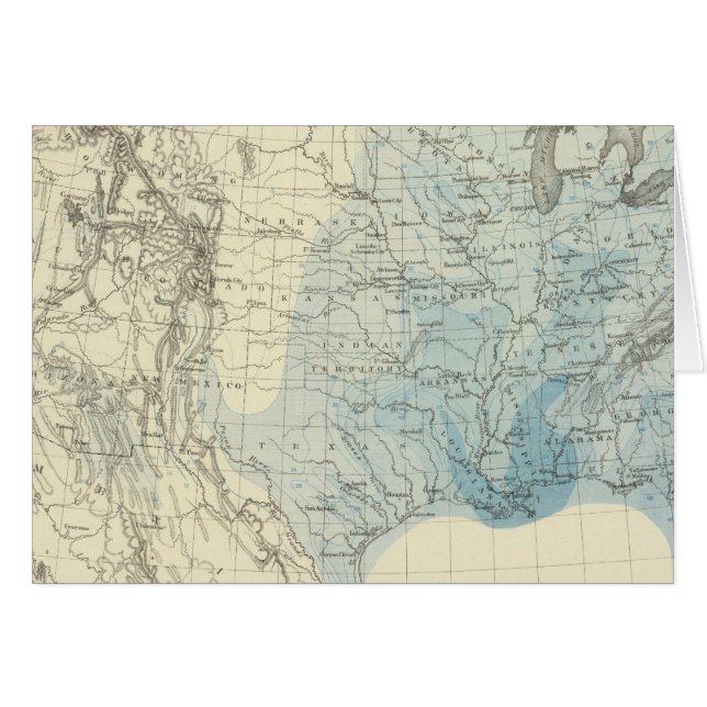 Gráfico de lluvias en Estados Unidos (Anverso (Horizontal))