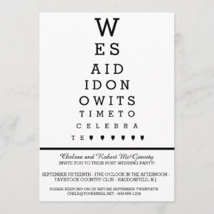 Gráfico de Ojo Tarjeta de Invitación Solo para Rec