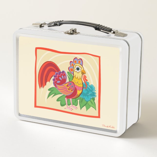 Gráfico de pollo Frida Kahlo (Anverso)