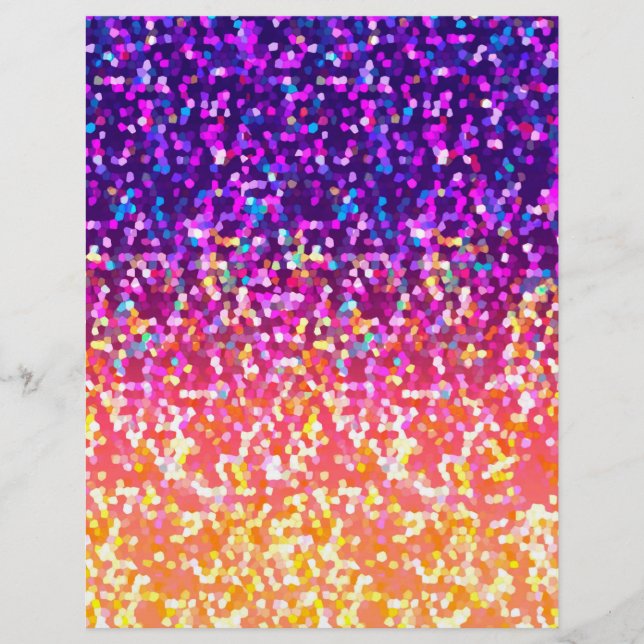 Gráfico de Purpurina de volante (Frente)