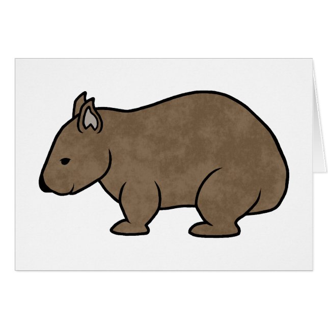 Gráfico de Wombat (Anverso (Horizontal))