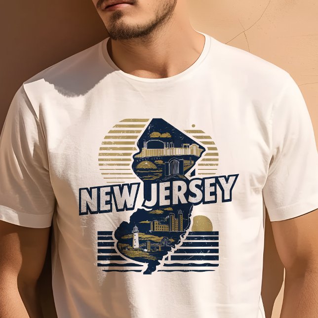 Gráfico icónico de viaje retro de Nueva Jersey (Subido por el creador)