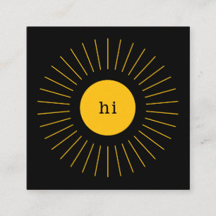 Gráfico Sol Hola Tarjetas de Presentación para