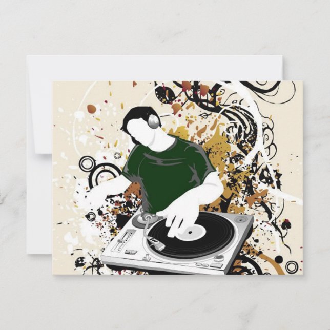 gráfico vectorial libre dj (Anverso)