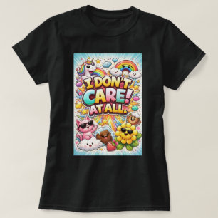 Gráficos de camiseta ZOYNK No me importa 0045381
