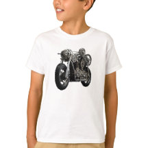 Gráficos de motocicleta para niños camiseta t