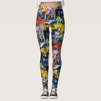Grafiti Arte callejero Yoga Pants Leggings