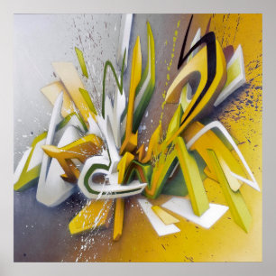 Grafiti de Guay palabra arte decoración doméstica 