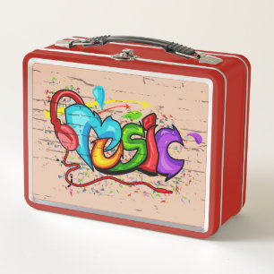 Grafiti musical colorido de Guay