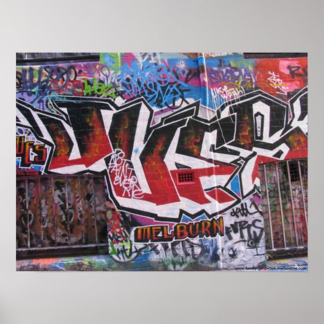 Grafitti - Arte callejero - Hosiers Lane - Melbour (Frente)