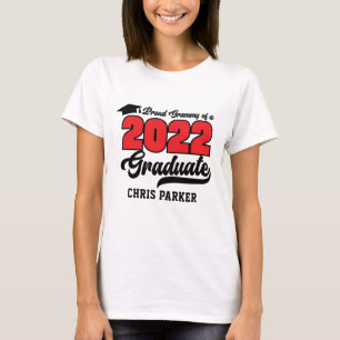 Grammy personalizado de una camiseta graduada de 2
