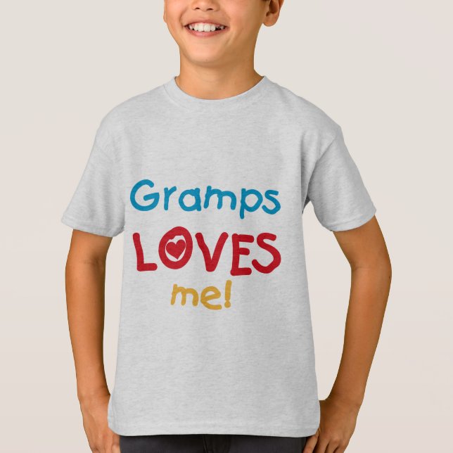 Gramps me ama camisetas y regalos (Anverso)