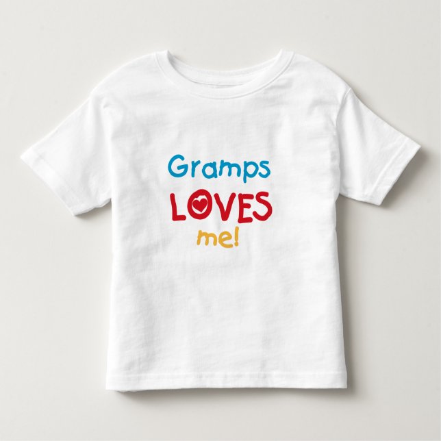 Gramps me ama camisetas y regalos (Anverso)