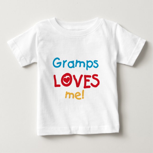 Gramps me ama camisetas y regalos (Anverso)