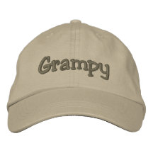 Grampy Khaki Embroided Baseball Cap / Gorra