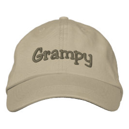 Grampy Khaki Embroided Baseball Cap / Gorra