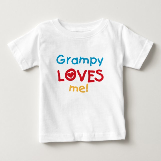 Grampy me ama las camisetas y los regalos (Anverso)