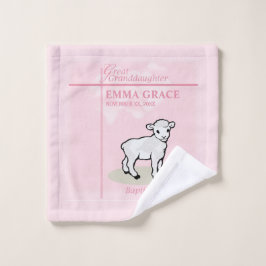 Gran Abuela Bautismo Cordero Chica Rosa