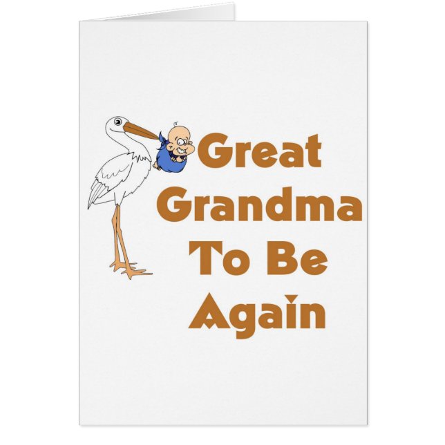 Gran abuela de la cigüeña a estar otra vez (Frente)