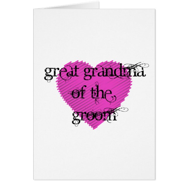 Gran Abuela del Groom (Frente)