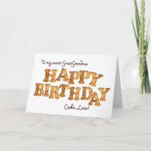 Gran abuela, una tarjeta de cumpleaños para un ama